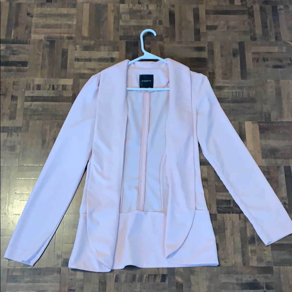 Peach/pink blazer